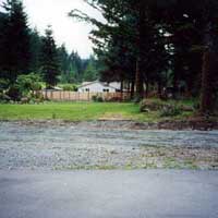 Barn being built