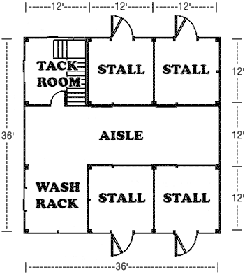 Click for more information about these barn plans